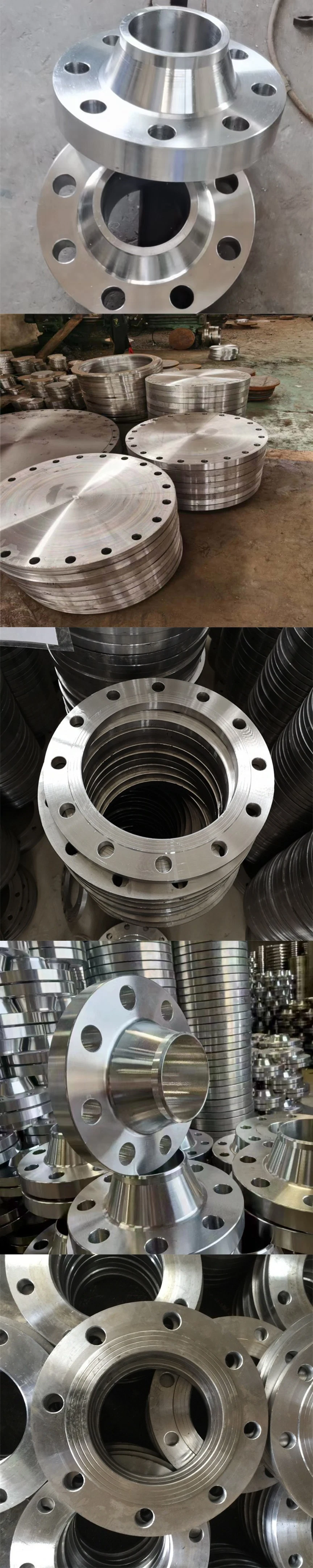 Custom Carbon Steel Titanium Stainless Steel 304 Weld Neck Flange Ta1 Tc4 Welded Forged Flanges